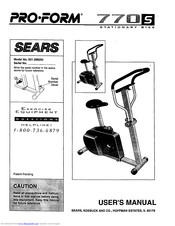 proform 775s exercise bike