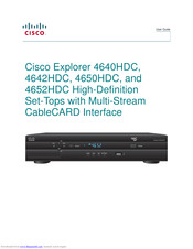 Cisco Explorer 4642HDC Manuals | ManualsLib