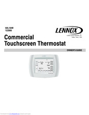 Lennox Commercial Touchscreen Thermostat Manuals | ManualsLib