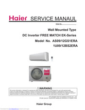 Haier AS09GS1ERA Manuals | ManualsLib