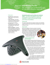 Polycom SoundStation Premier Manuals