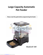 q pets automatic pet feeder manual