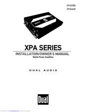 Dual XPA4640 Manuals | ManualsLib