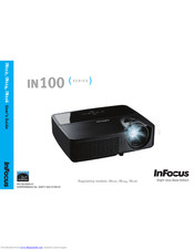 Infocus IN114 Manuals