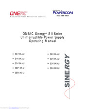 Oneac Sinergy S II Series Manuals | ManualsLib