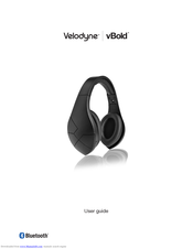 Velodyne vBold Manuals
