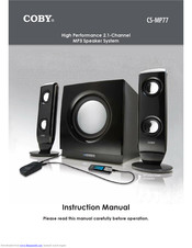 coby multimedia speaker system