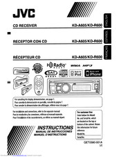 Jvc KD-R600 Manuals | ManualsLib