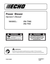 Echo PB-770T Manuals | ManualsLib