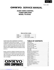 Onkyo TX-SV535 Manuals | ManualsLib