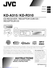 Jvc KD-R310 Manuals | ManualsLib