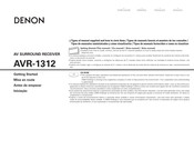 Denon AVR-1312 Manuals
