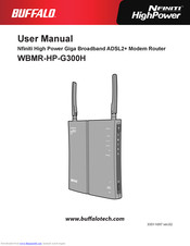 Buffalo Nfiniti Wbmr Hp G300h Manuals Manualslib
