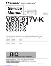 pioneer vsx 817