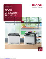 Ricoh SP C250DN Manuals