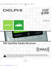 Delphi Roady XT SA10175 Manuals