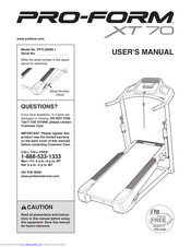 Pro Form Xt 70 Manuals Manualslib