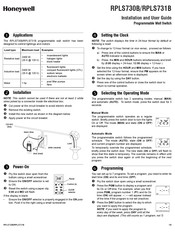 Honeywell RPLS730B Manuals | ManualsLib
