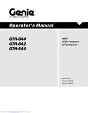 Genie GTH-644 Manuals | ManualsLib