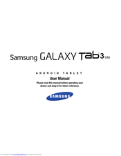 Samsung Galaxy Sm-t110 User Manual