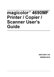 Konica minolta magicolor 4690MF Manuals | ManualsLib