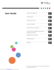 ricoh sp111su printer specification