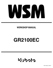Kubota WSM GR2100EC Manuals | ManualsLib