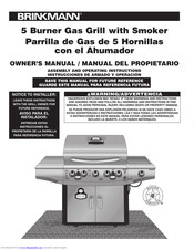 Brinkmann 5 Burner Gas Grill with Smoker Manuals