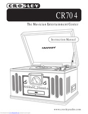 Crosley CR704 Manuals