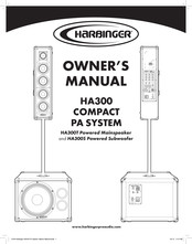 Harbinger HA300S Manuals | ManualsLib