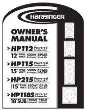 harbinger hp118s powered subwoofer