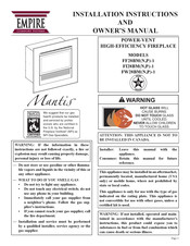 Empire Comfort Systems Mantis Ff28bmp 1 Manuals