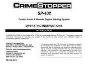 Crimestopper SP-402 Manuals