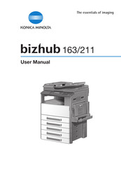 Konica Minolta Bizhub 211 Manuals Manualslib