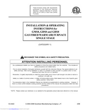 Goodman GMS8 Manuals | ManualsLib