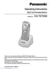 Panasonic dect 6.0 four handset cordless phone system manual day night