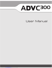 Canopus ADVC-300 Manuals