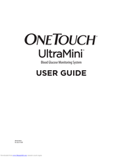 Onetouch UltraMini Manuals | ManualsLib