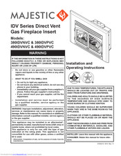 Majestic 380idvnvc Installation And Operating Instructions Manual