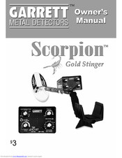 Garrett Scorpion gold stinger Manuals | ManualsLib