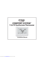 Jackson Systems T 32 Ts Touchscreen Thermostat Manuals