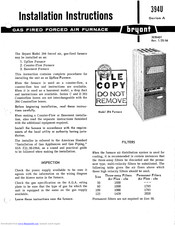 Bryant 394U Manuals | ManualsLib