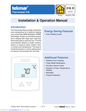 Tekmar 519 Manuals | ManualsLib