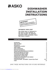 Asko D3530FI Manuals | ManualsLib