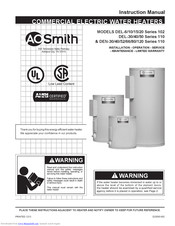 A.o. Smith Electric Water Heater Wiring Diagram from data2.manualslib.com