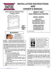 Empire Comfort Systems Dvcd32fp31n 1 Manuals