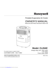 honeywell air cooler cl20ae