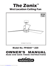 Fanimation The Zonix Owner S Manual Pdf Download