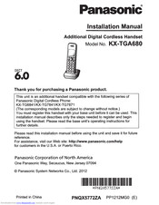 Panasonic KX-TGA680 Manuals | ManualsLib