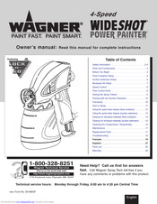 Wagner Wideshot Power Painter Manuals Manualslib